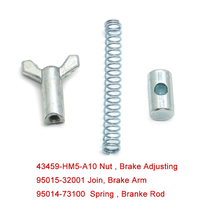 

Rear Brake Adjuster Hardware Kit For Honda Big Red ATC125M ATC200M ATC200S ATC250SX ATC250ES TRX125 250 300 400 450 - TRX500