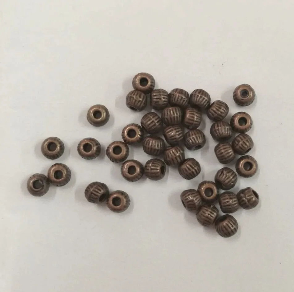 

400pcs dark copper-tone little spacer beads h2144