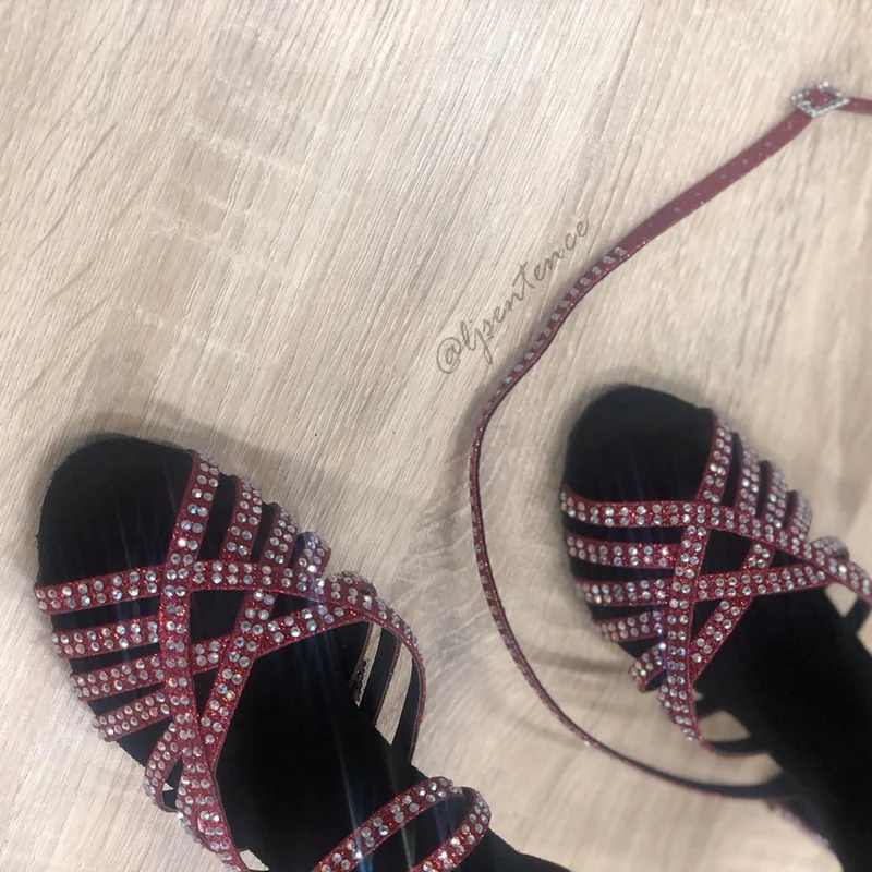 Женские туфли для бальных танцев и латиноамериканских обувь сальсы Танго бачаты