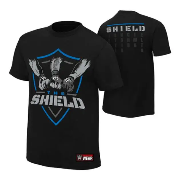 Мужская футболка для фитнеса хлопковая Футболка с принтом щит/яд европейский