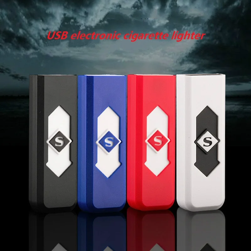 USB ветрозащитная непламенная маленькая перезаряжаемая электрическая