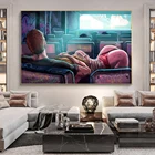 Сексуальные картины на стену, современные модные плакаты и принты для гостиной, любовник, сексуальная Картина на холсте для домашнего декора