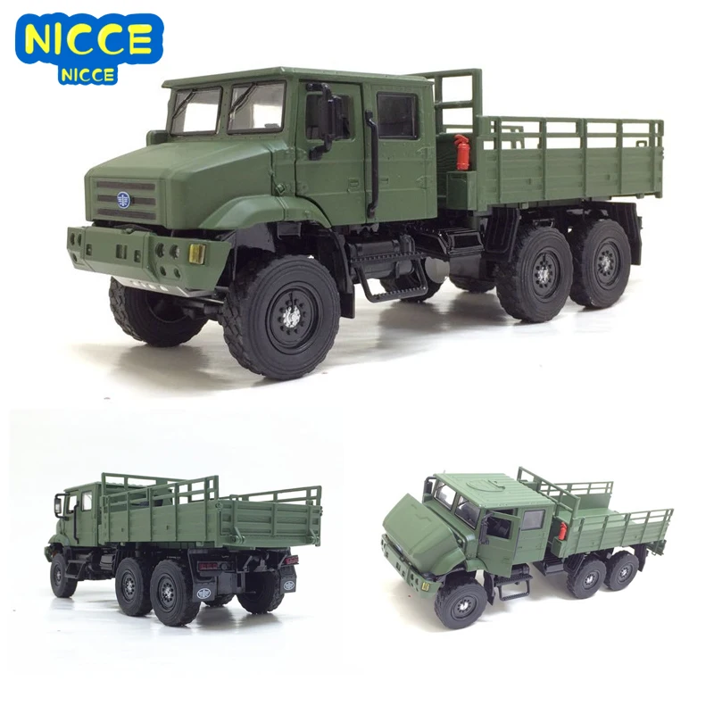 

Модель военного грузовика Nicce 1:36 MV3 из сплава, литая Игрушечная модель автомобиля со звуком, с музыкой, зеленая модель автомобиля, игрушки дл...