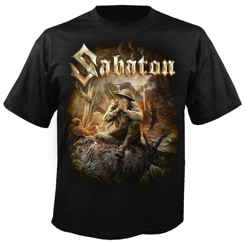 Двойная Официальная Лицензированная SABATON THE GREAT WAR футболка POWER METAL для мужчин и