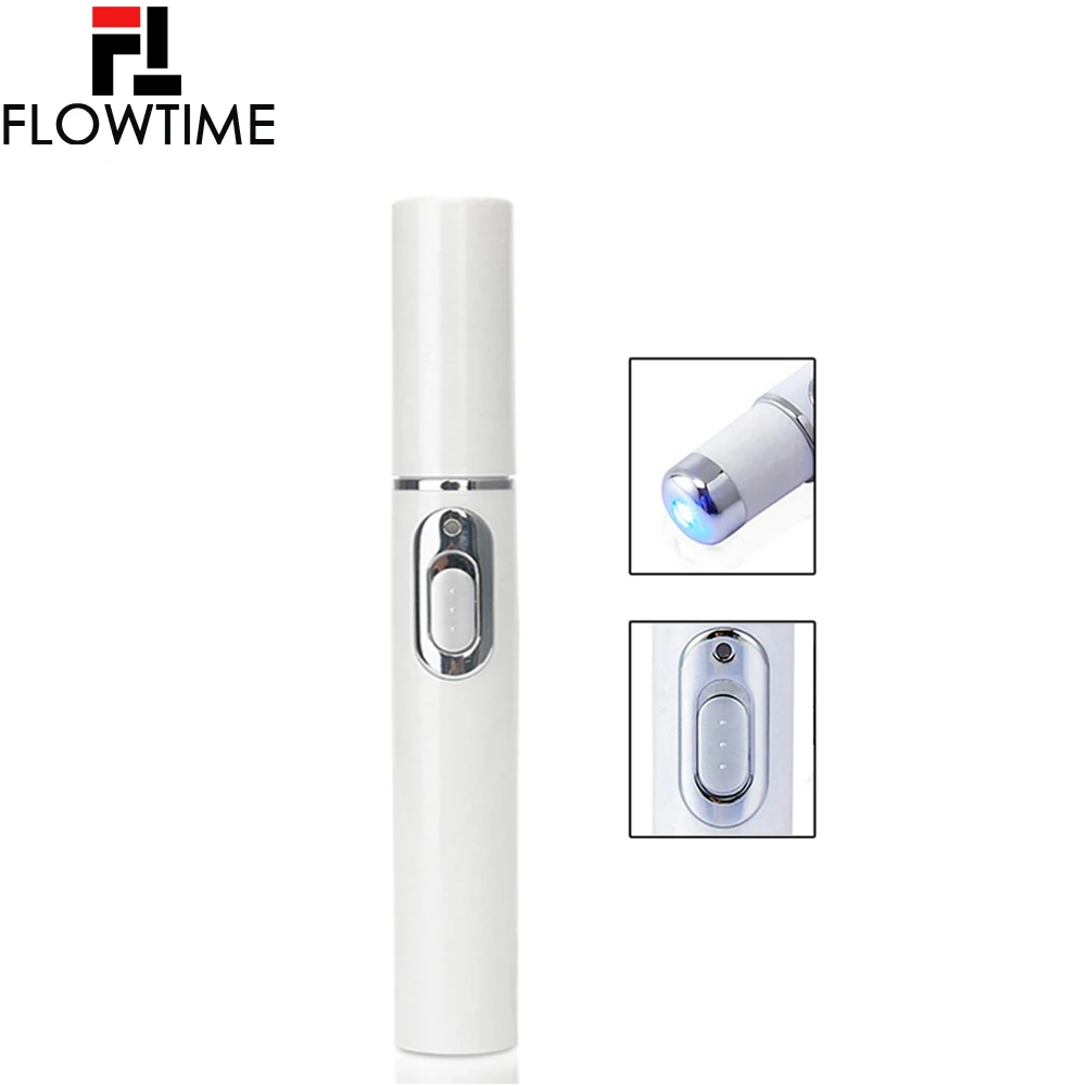 Лазерная ручка синего света для лечения акне удаления рубцов и морщин устройство