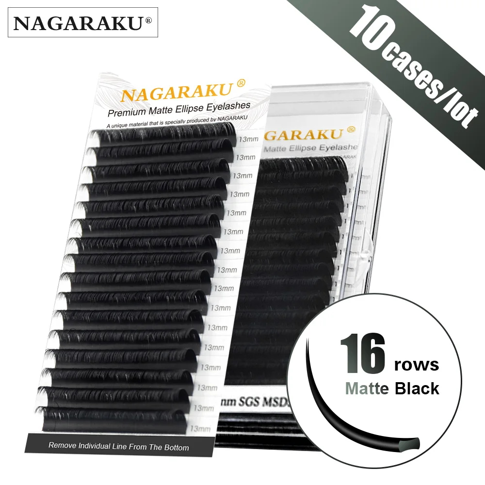 NAGARAKU 10 чехлов оформление оформления раздельные наконечники в форме эллипса