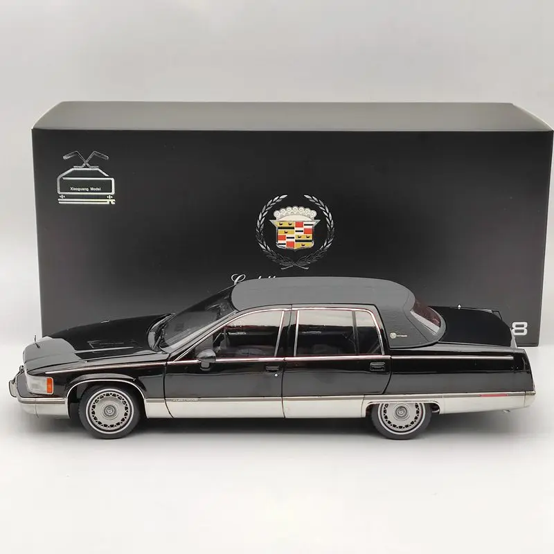 Модель автомобиля из литого под давлением GM 1:18 для Cadillac Fleetwood Sedan 1993 Black | Игрушки и