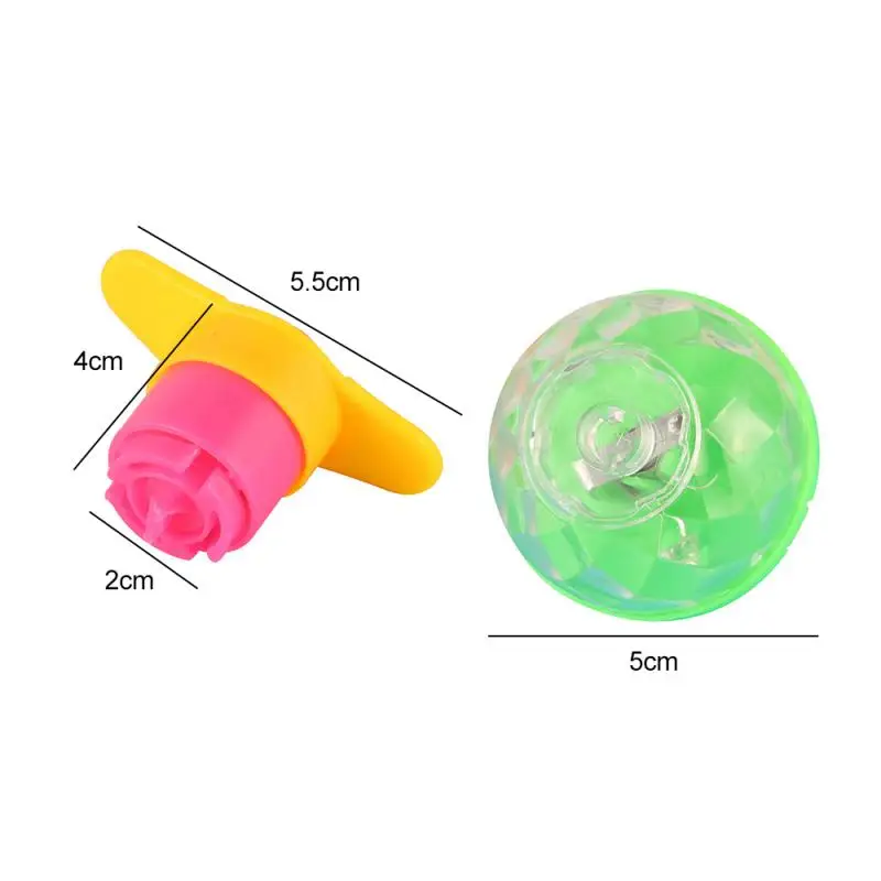 

1 Pcs Funny Classic Nostalgic Children Spinning Top Educational Toys Super-rotating Ejection Gyro Gift Random Color Glowing Toys
