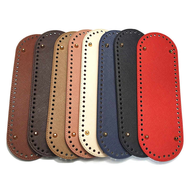 1 шт. овальная длинная подошва для вязаной сумки PU кожаная сумка аксессуары