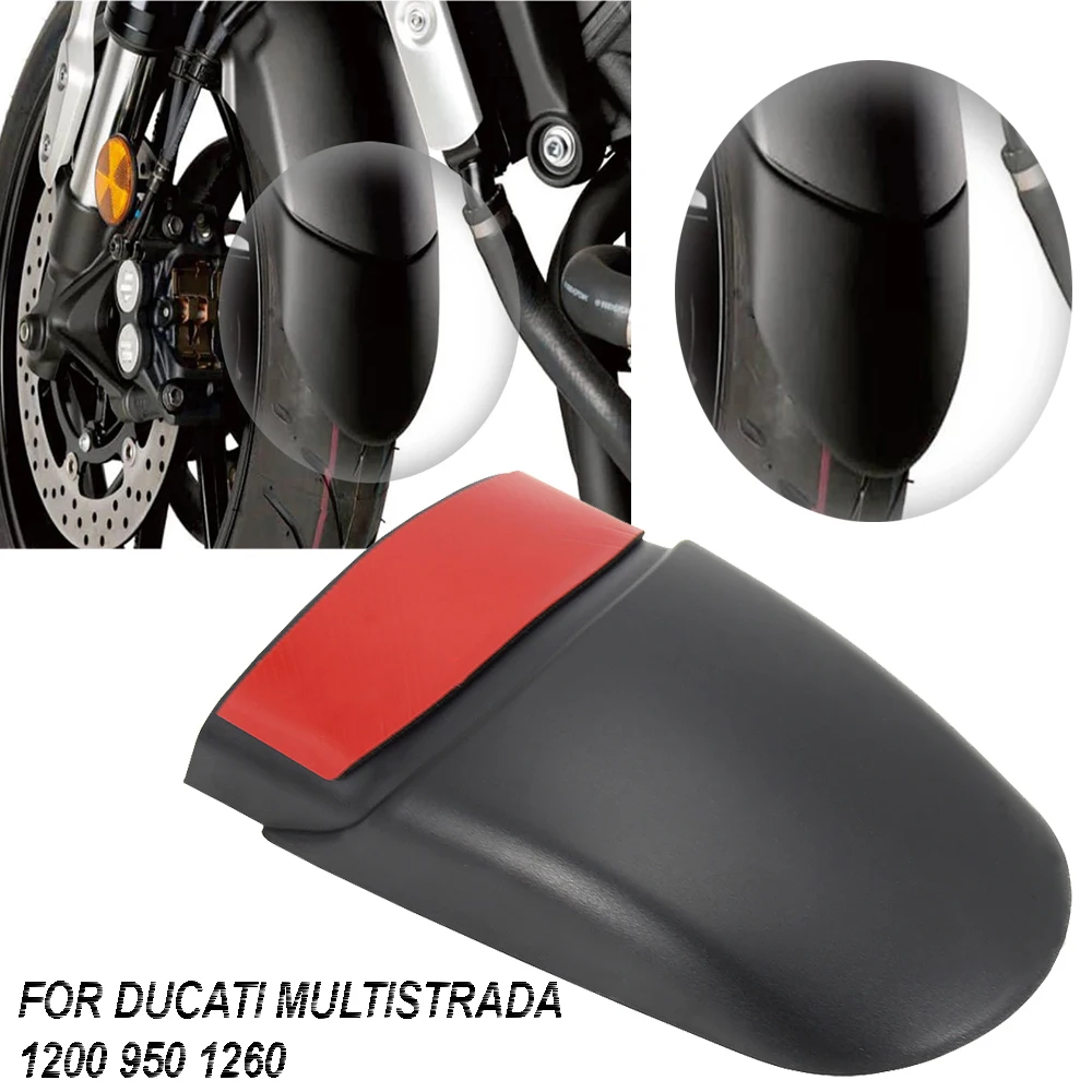 

For DUCATI MULTISTRADA 1200 950 1260 Motorcycle Front Fender Mudguard Rear Extender Extension