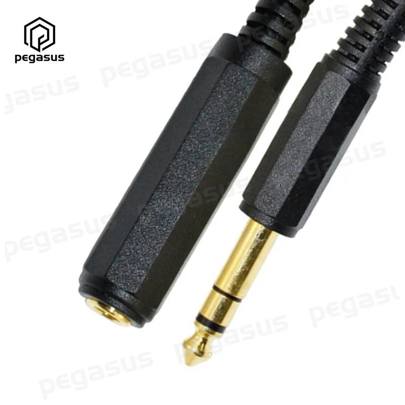 6-метровый позолоченный кабель 6 35 мм штекер-гнездо SP M-6.3SP F двухканальный