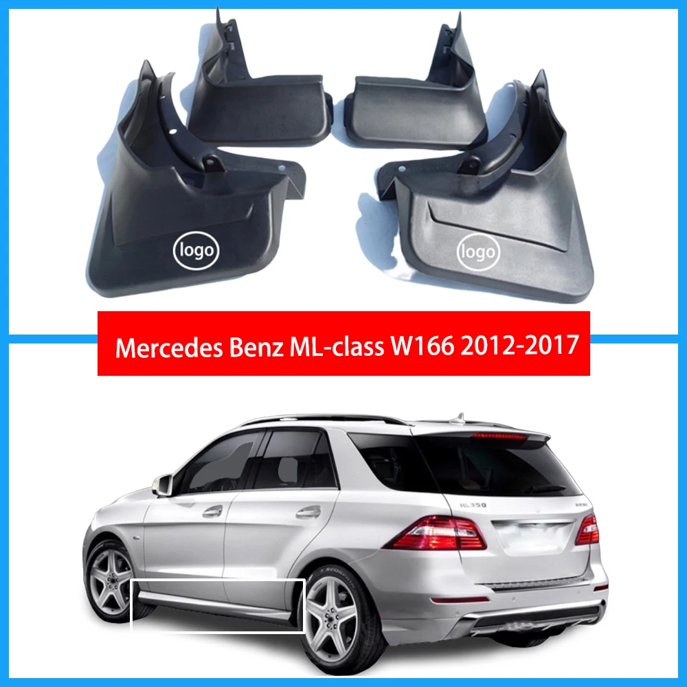 Для Benz ML-class W164 W166 Брызговики benz ML350 ML400 Брызговики автомобильные аксессуары авто Стайлинг 2007