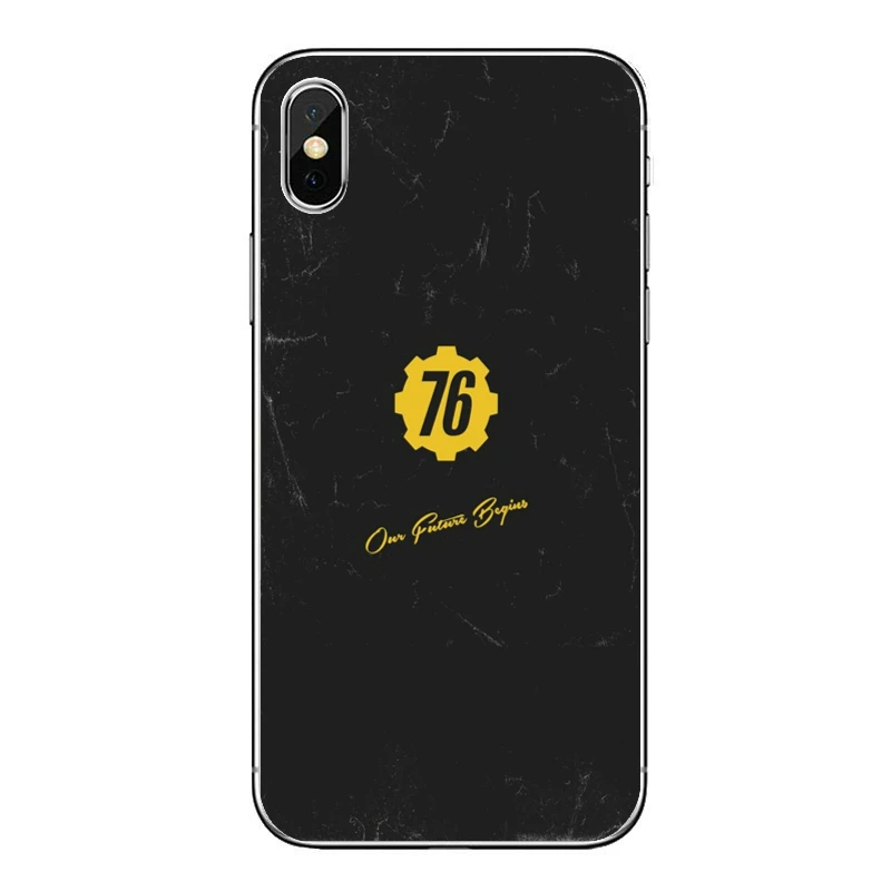 Чехол для телефона Game Fallout 76 аксессуары iPhone 12 11 Pro Max Mini XS XR X 8 7 Plus 6 6S 5 5S SE 2020 |