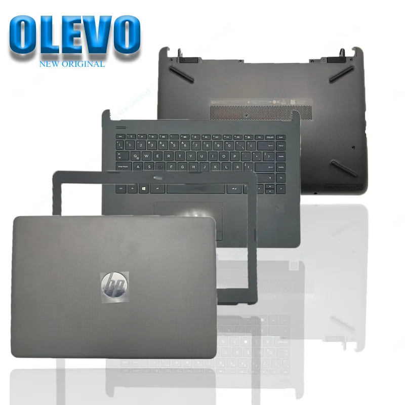 For HP 246 G6 240 14-BS BU BW Laptop Top LCD Back Cover/Front Bezel/Hinges/Palmrest/Bottom Case Shell