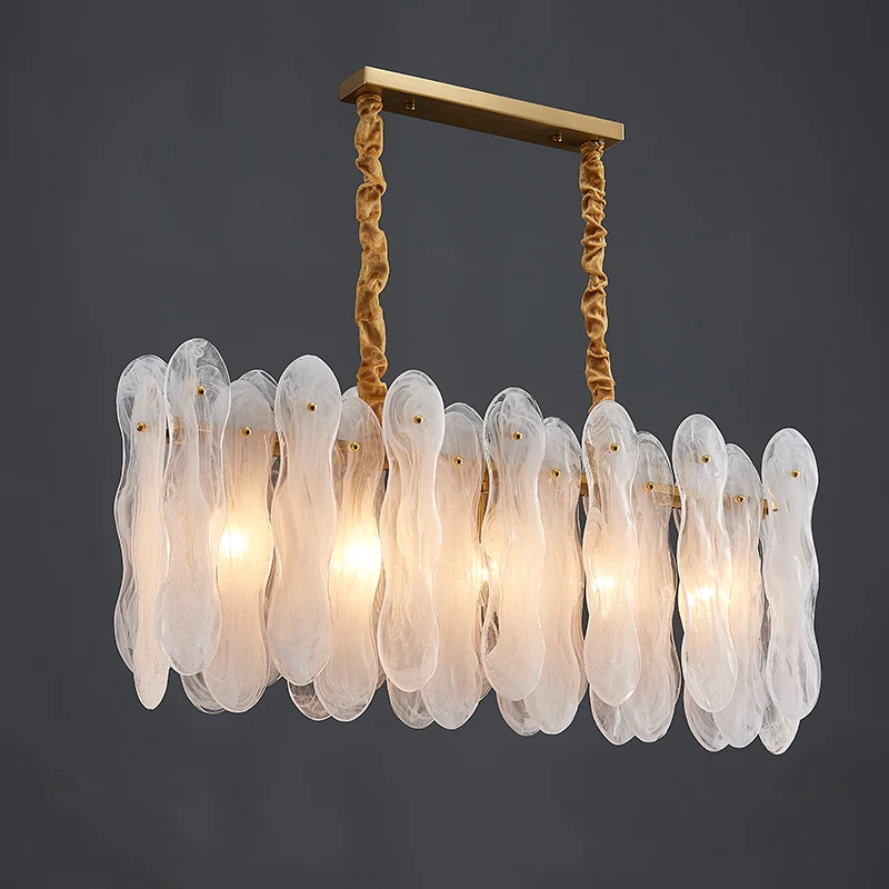 

Современная роскошная светильник стра, Роскошная лампа для гостиной, бара, длинная атмосферная модель для столовой