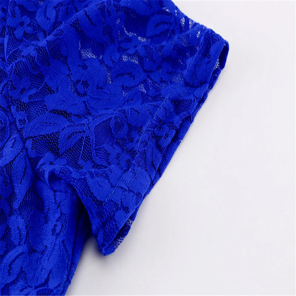 

women lace dress 2020 elegant office lady A-line hollow out knee length solid autumn basis female dresses plus size
