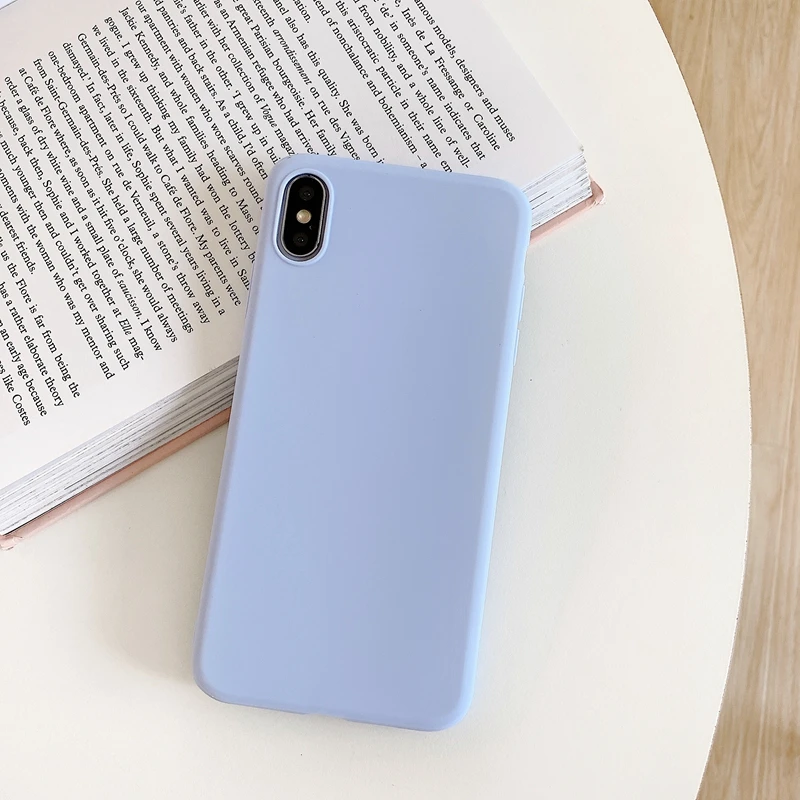 XL-13 Карамельный цвет чехол для телефона для Xiomi Redmi 6A 7 7A 8A A1 A2 K20 CC9 CC9E Примечание 6 7 8 Pro Чехол Мягкий силиконовый Цветной чехол на заднюю панель телефона чехол - Цвет: XL-13