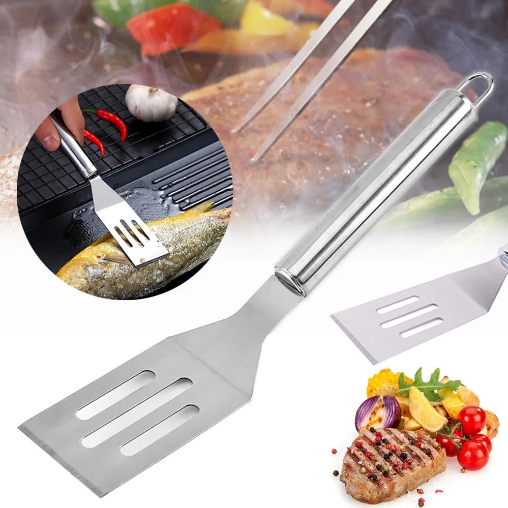 Кухонная посуда из нержавеющей стали металлическая кулинарная лопатка