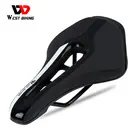 WEST BIKING велосипедное седло, износостойкая подушка, для горного велосипеда, эргономичное стальное мягкое сиденье, подушка Запчасти для велосипедов
