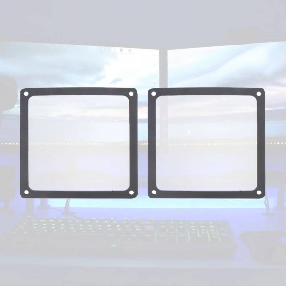 

2PCS Magnetic Fan Dust Filter 120mm Computer Case Fan Mesh Screen