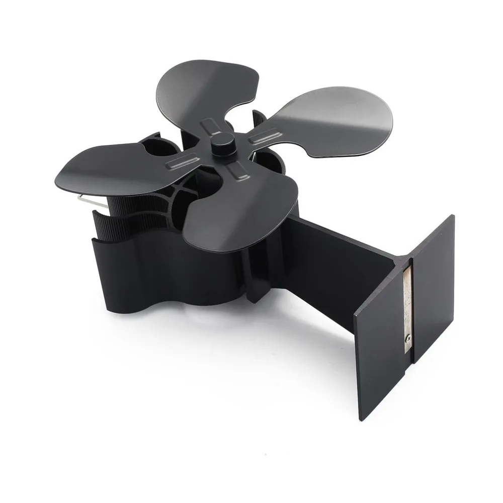 

4-Blade Heat Powered Stove Fan for Wood / Log Burner/Fireplace - Eco Heater Tool