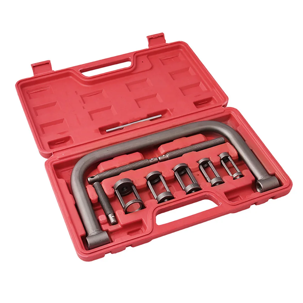 

10pcs Portable Valve Spring Compressor Tool Kit Valve Spring Overhead Clamp Repairing Tool For Auto Motorcycle Small Engine