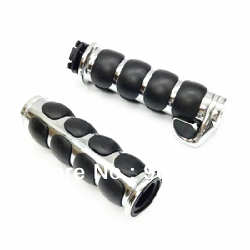 1 дюйм хромированные резиновые ручки для Кавасаки Вулкан 1500 Классические