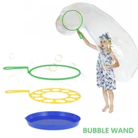 3pcs water bubble wand blowing toys outdoor fun soap bubble concentrate stick tray blowing bubble kids interactive toys kits