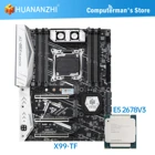 Комплект из материнской платы HUANANZHI X99 TF, Intel XEON E5 2678 v3, поддержка DDR3 DDR4 RECC NON-ECC, память M.2 NVME USB3.0 ATX