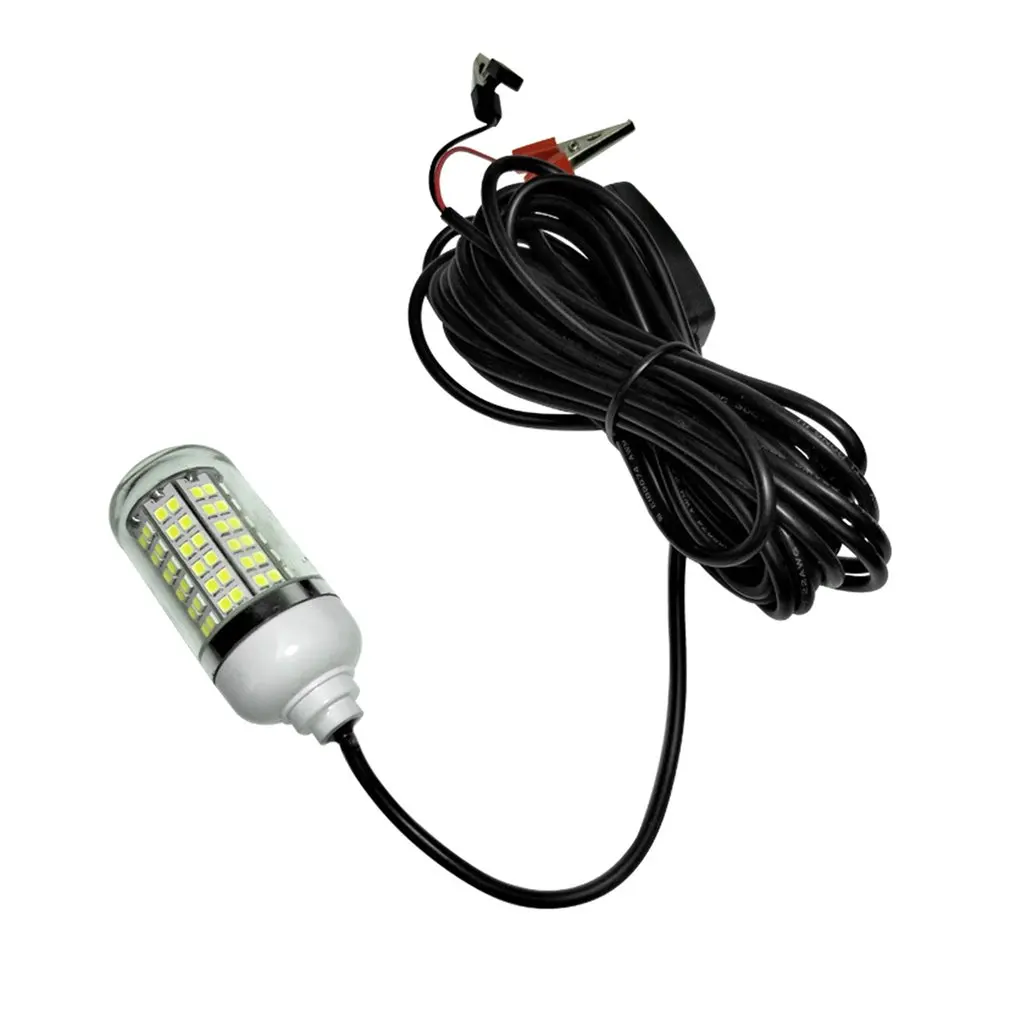 

LED Fishing Light Portable Deep Drop Underwater Fishing Lures Light Waterproof Fish Attractor Prawn Squid Fishing Bait Light