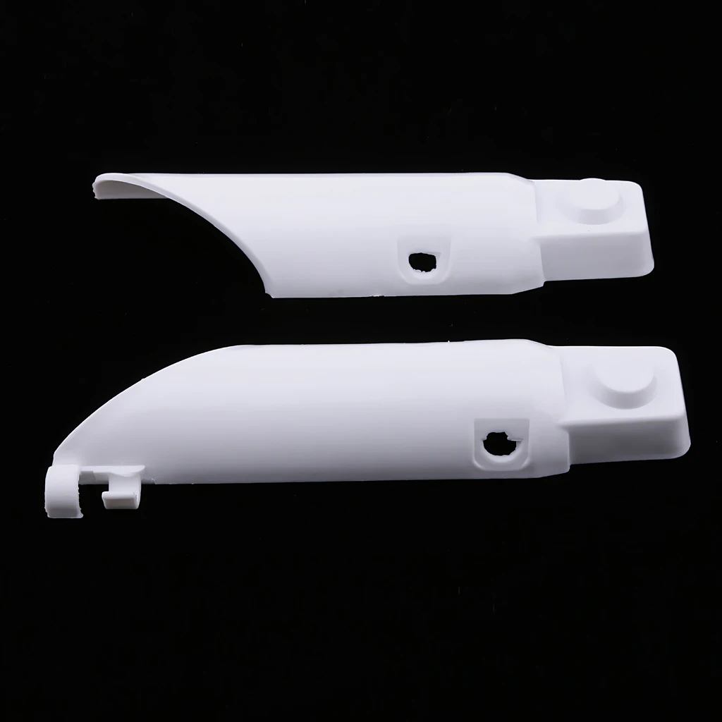 

White Plastic Fork Guard Protectors Cover Set for Honda CRF 50