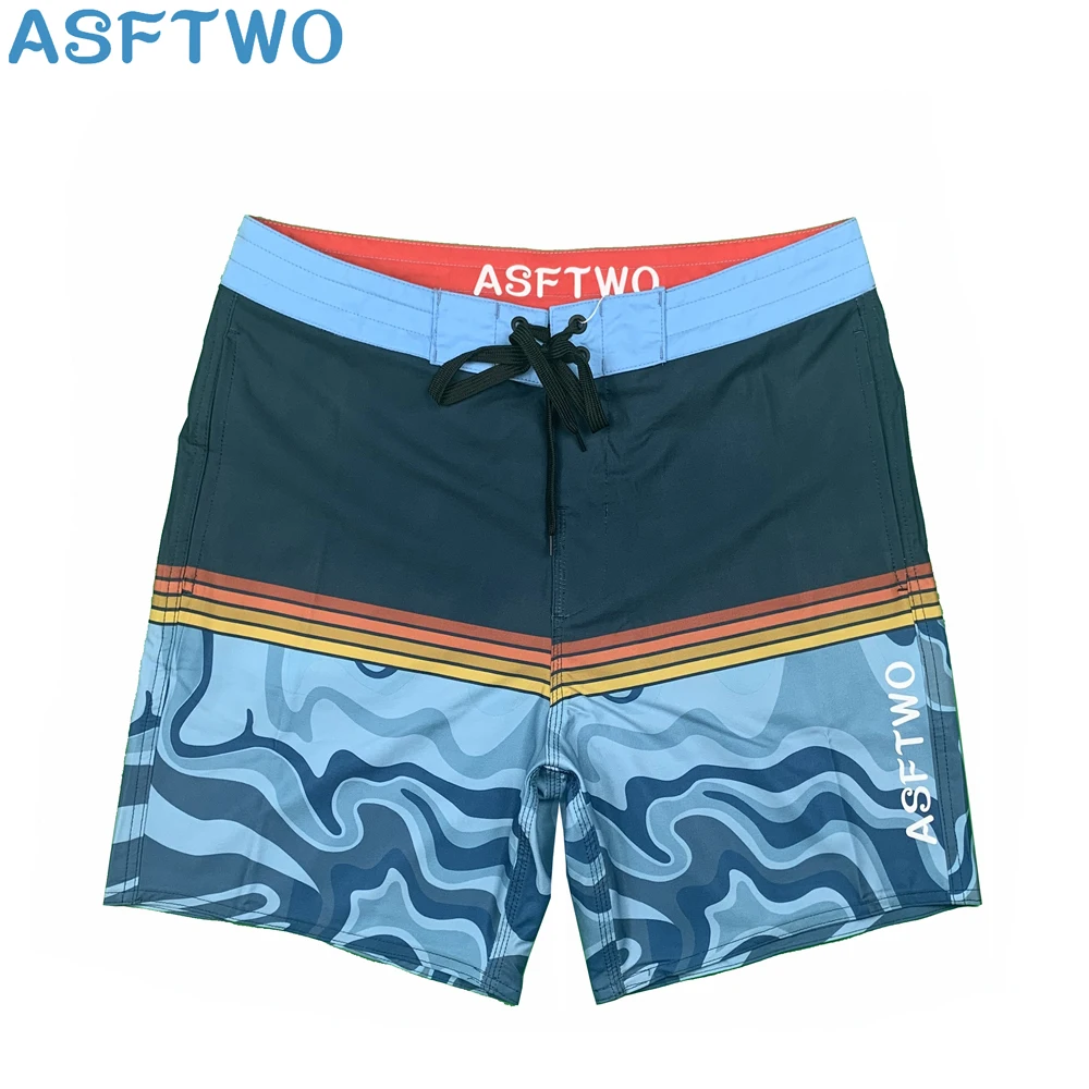 

Surf beach pants New Oversized shorts Men's waterproof five-minute swim pants Casual loose beach pants big shorts in solid color