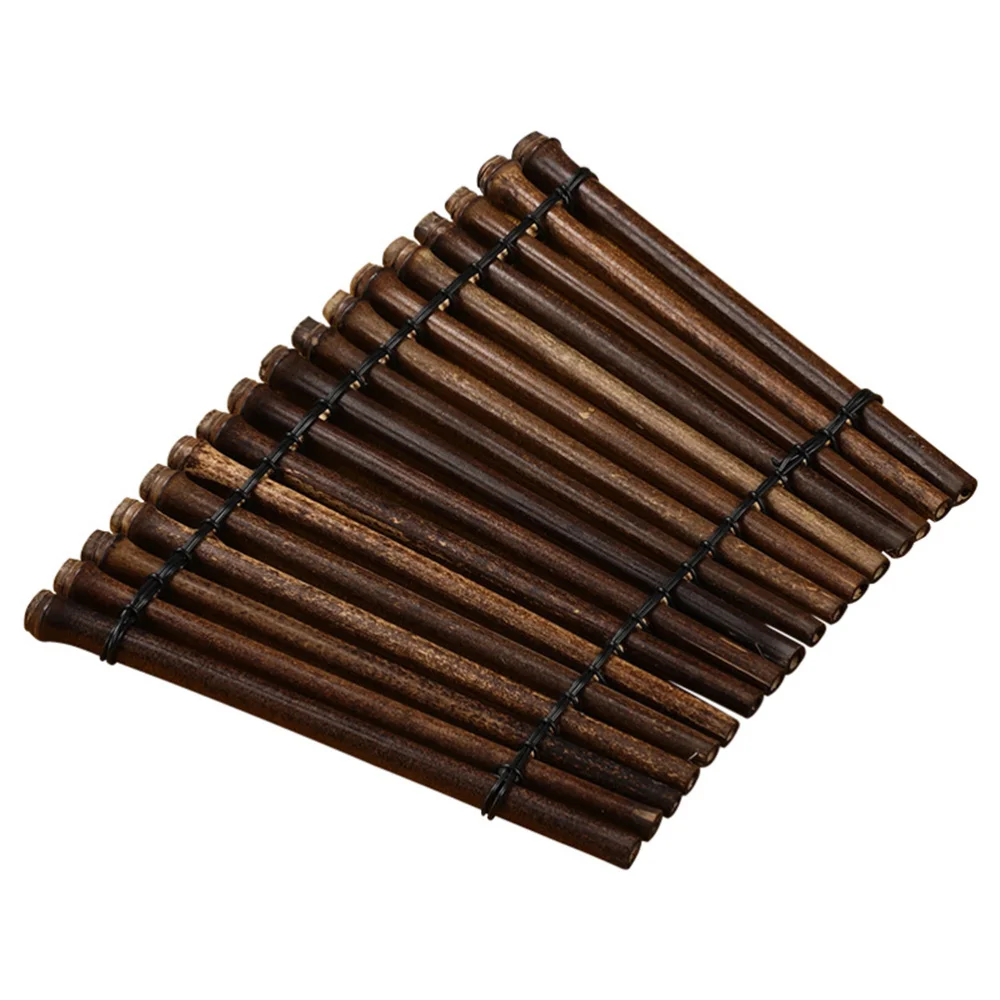 Бамбуковая подставка винтажные подставки для чашек защитный коврик чайной чашки