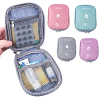 mini portable medicine storage bag travel first aid kit medicine bags organizer camping outdoor emergency survival bag pill case