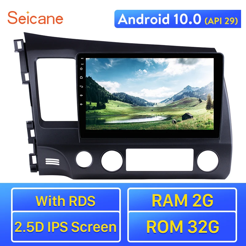 Seicane 10 1 &quotAndroid 0 автомобильный радиоприемник GPS навигатор плеер для 2006 2008 2009 2010 Honda