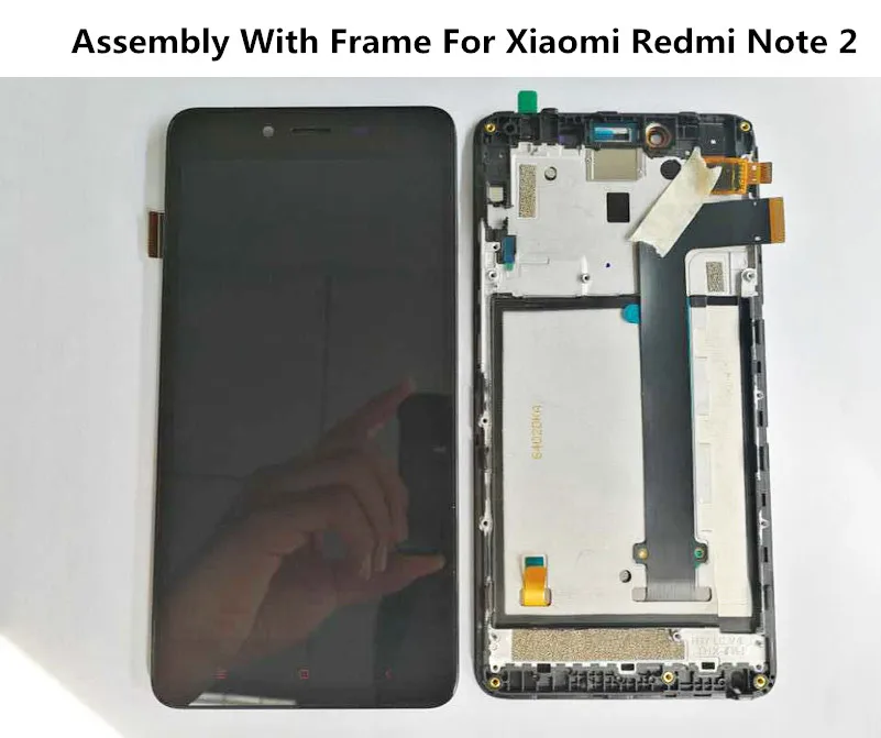 Оригинальный Новый ЖК дисплей для Xiaomi Redmi Note 2 Замена экрана Hongmi Digiziter Aseembly|Экраны