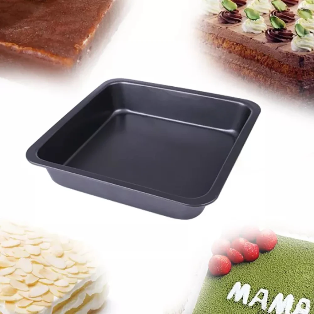 

New Product Square Carbon Steel Cake Mold French Toast Cake Pan Non-Stick Pizza Baking Pan Baking Kitchen Tools Supplies
