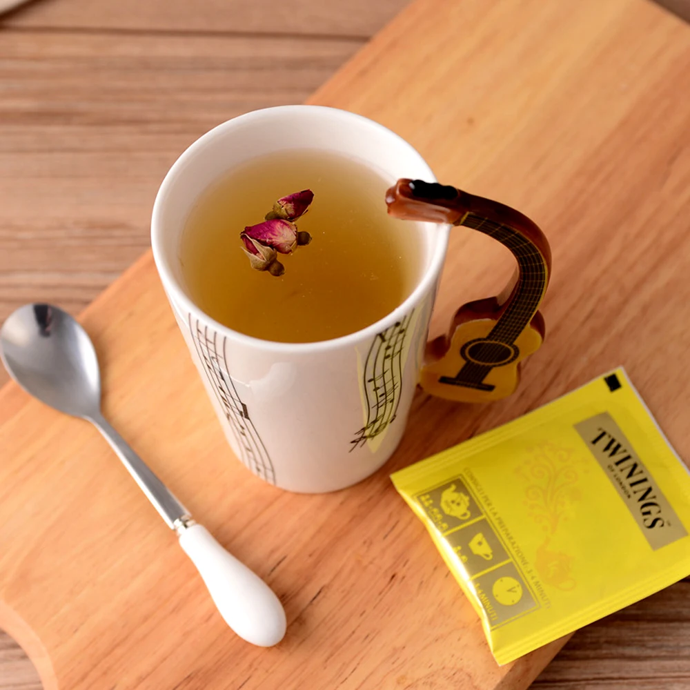 Керамическая чашка для гитары оригинальная музыкальная кружка молока сока