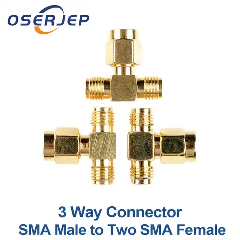 Адаптер SMA «папа»-«мама», коаксиальный преобразователь с прямым и прямым углом для Wi-Fi, 4G антенны
