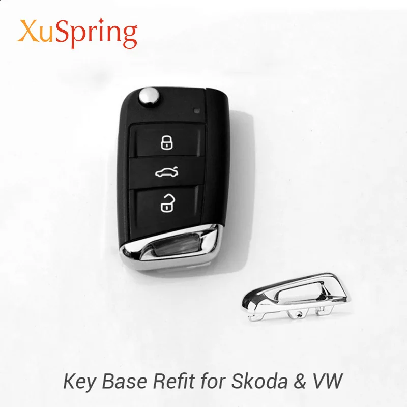 Основание для автомобильного ключа Refit из цинкового сплава Skoda Octavia A7 Fabia Superb Rapid