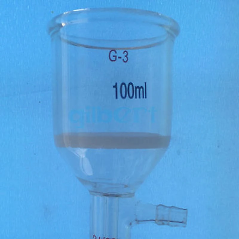 

250ml Joint 24/29 Filter Funnel Sand Core G1 Coarse 50-70 Micron Lab Glass