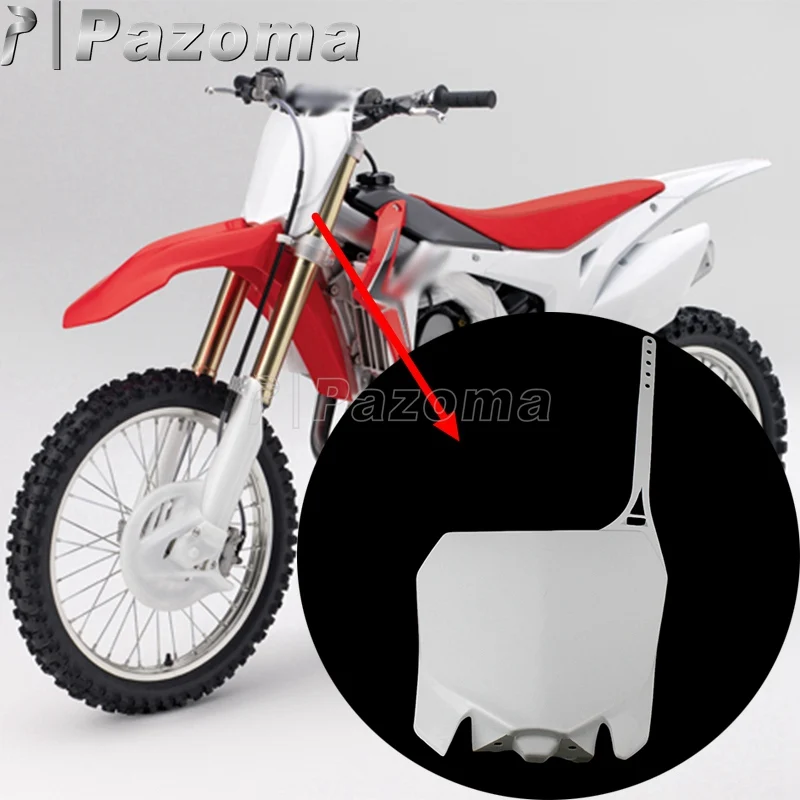 Пластиковая табличка с названием переднего номера мотоцикла для Honda CRF450R 2013 2016