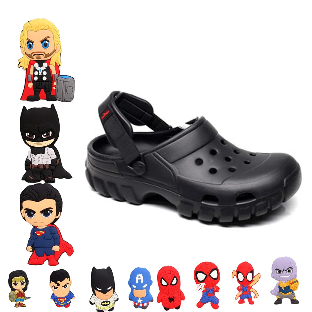 

High Quality Animated cartoon PVC Shoe Charms Accessories Garden Shoe Decoration for Clog Designer Buckle Party Gift Croc jibz