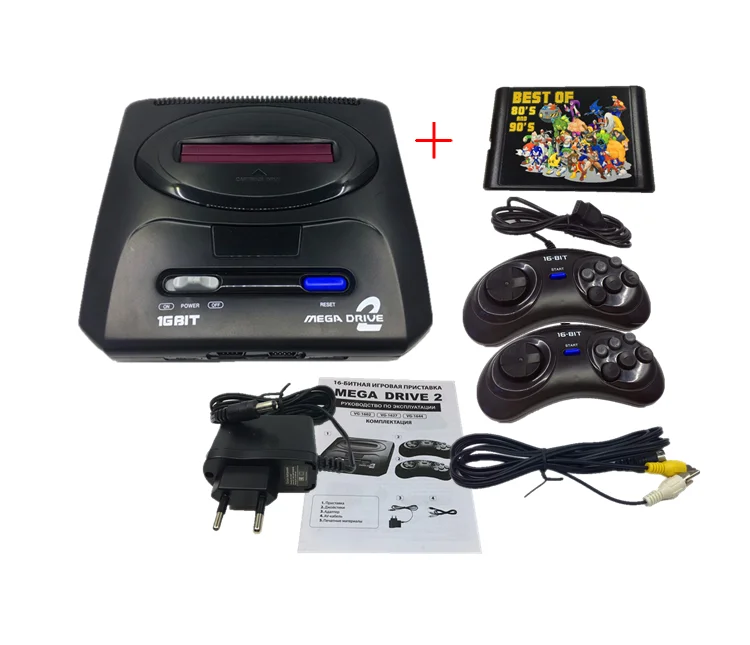 16-битная игровая консоль SEGA MD2 с переключателем режимов США и Японии для