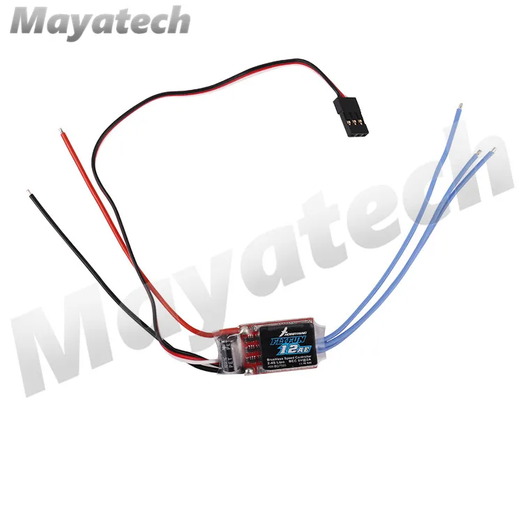 HOBBYWING товар! Щеточный электронный регулятор скорости Hobbywing FlyFun серии 12A 2-4S Электрический Скорость контроллер ESC FlyFun-12AE для RC 3D F3P