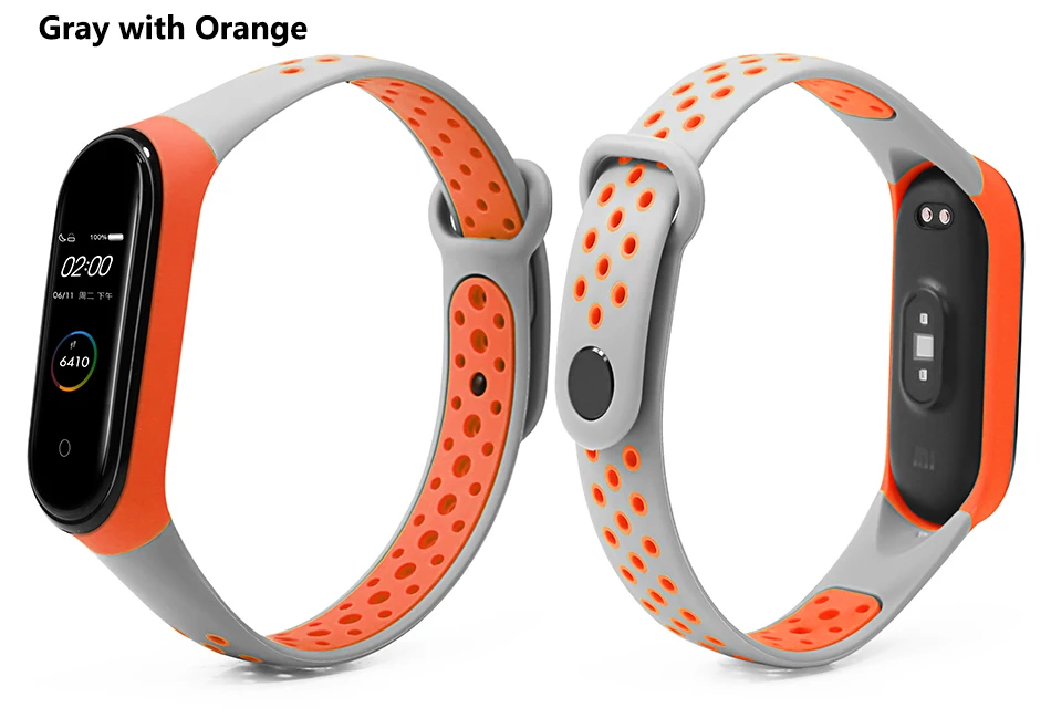 Спортивный ремешок BOORUI mi band 4, удобный ремешок pulseira mi band 4, аксессуары, силиконовый ремешок для xiaomi mi band 4