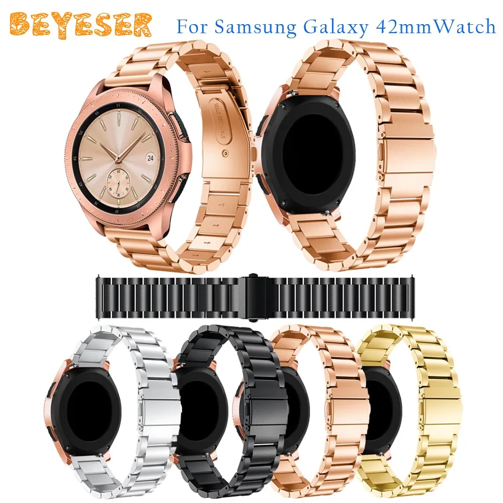 Ремешок из нержавеющей стали для Samsung Gear S2/Gear спортивный сменный Браслет Galaxy 42