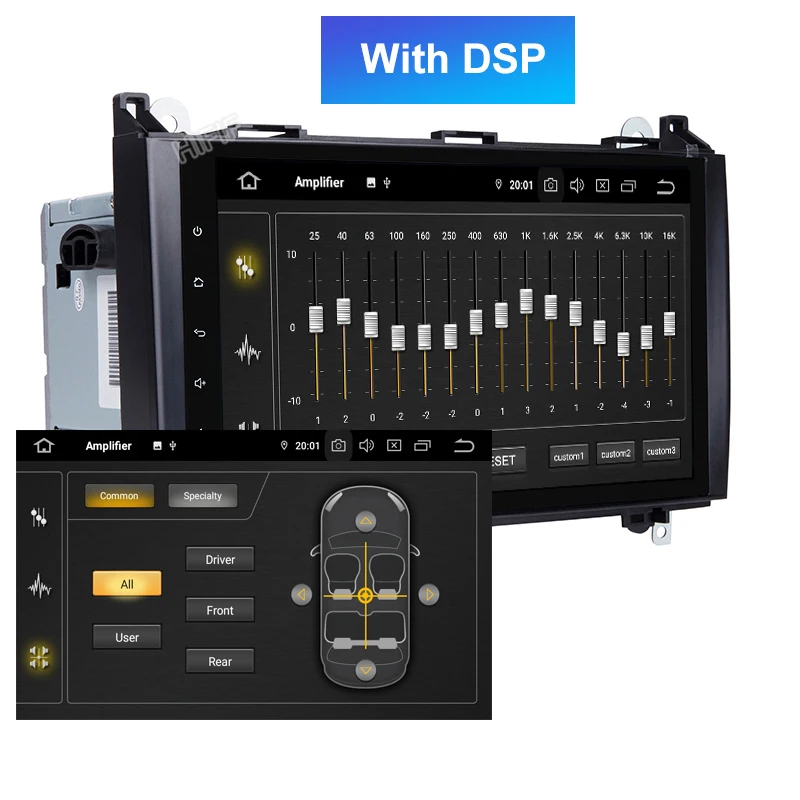 Автомобильный мультимедийный плеер IPS DSP GPS Android 10 2 Din DVD для Mercedes/Benz/Sprinter/Viano/Vito/B