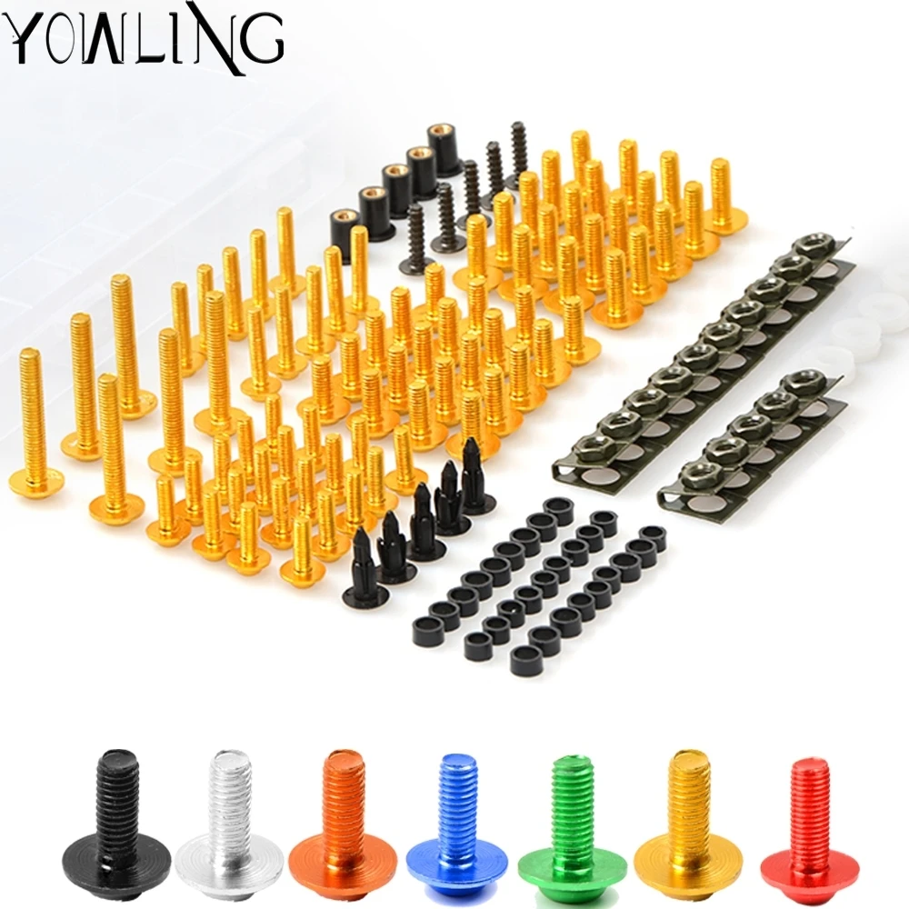 

FOR HONDA CBR500R 2013 2014 2015 2016 2017 2018 2019 Full Fairing Bolts Kit Speed Nuts Motorcycle Side Covering Screws