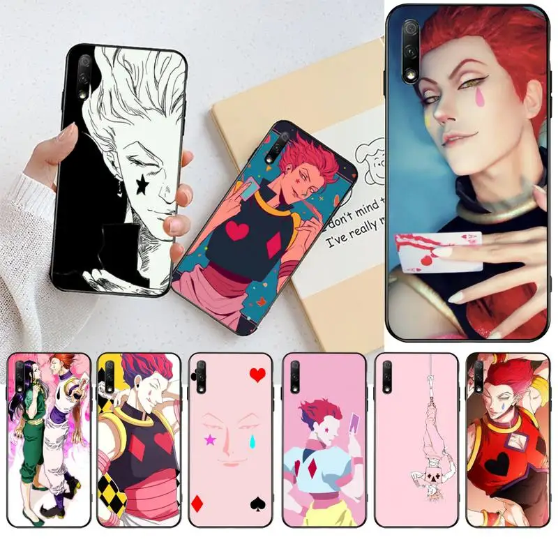 

Hisoka Hunter X Black Cell Phone Case for Huawei Honor 30 20 10 9 8 8x 8c v30 Lite view pro